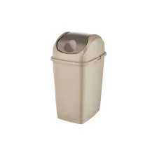 Slim billenőfedeles szemetes Homok 10L