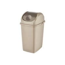 Slim billenőfedeles szemetes Homok 18L
