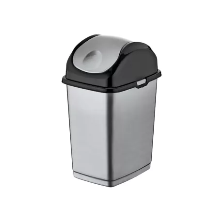 Slim billenőfedeles szemetes Antracit 35L