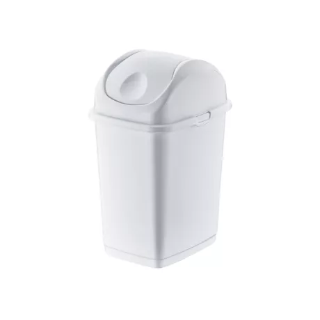 Slim billenőfedeles szemetes Fehér 35L