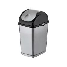 Slim billenőfedeles szemetes Antracit 50L