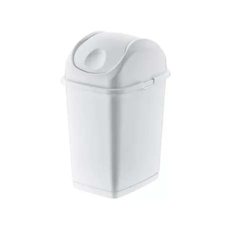 Slim billenőfedeles szemetes Fehér 50L