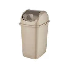 Slim billenőfedeles szemetes Homok 50L