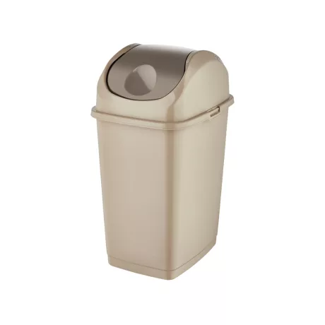 Slim billenőfedeles szemetes Homok 50L