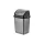 Billenőfedeles műanyag szemetes Szürke 10L