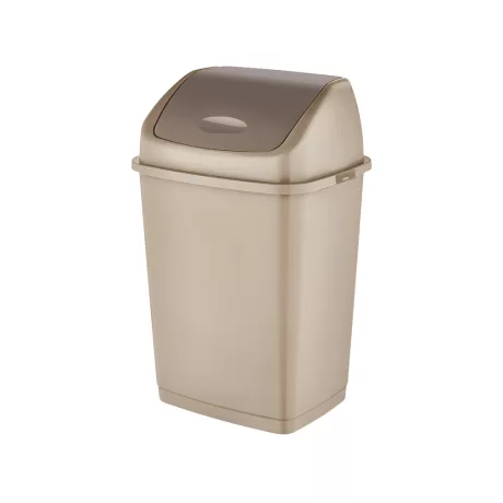 Billenőfedeles műanyag szemetes Homok 50L