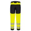 Portwest T141 PW3 Hi-Vis női streccs nadrág sárga-fekete