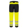 Portwest T141 PW3 Hi-Vis női streccs nadrág sárga-fekete
