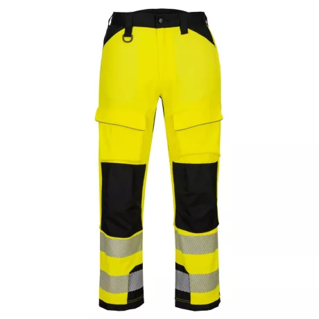 Portwest T142 PW3 Hi-Vis hevederes nadrág sárga-fekete