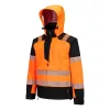 Portwest T161 PW3 Hi-Vis Overhead esőkabát (3L) narancs-fekete