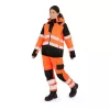 Portwest T162 PW3 női télikabát narancs-fekete