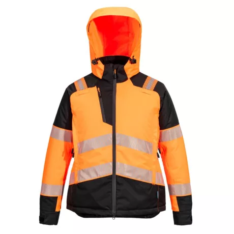 Portwest T162 PW3 női télikabát narancs-fekete