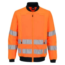  Portwest T164 Hi-Vis szellőző dzseki narancs-tengerészkék