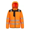 Portwest T165 PW3 Hi-Vis Square baffle kabát narancs-fekete