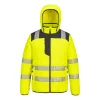 Portwest T165 PW3 Hi-Vis Square baffle kabát sárga-fekete