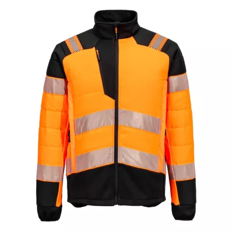 Portwest T170 PW3 Hi-Vis Hybrid Baffle kabát narancs-fekete