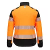 Portwest T171 PW3 Hi-Vis Női Hybrid Baffle kabát narancs-fekete