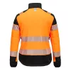 Portwest T171 PW3 Hi-Vis Női Hybrid Baffle kabát narancs-fekete