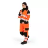 Portwest T171 PW3 Hi-Vis Női Hybrid Baffle kabát narancs-fekete