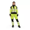 Portwest T171 PW3 Hi-Vis Női Hybrid Baffle kabát sárga-fekete