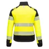 Portwest T171 PW3 Hi-Vis Női Hybrid Baffle kabát sárga-fekete