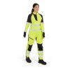 Portwest T173 PW3 Hi-Vis női 1/4 cipzáras pulóver sárga-fekete