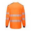 Portwest T185 PW3 Hi-Vis póló narancs-fekete