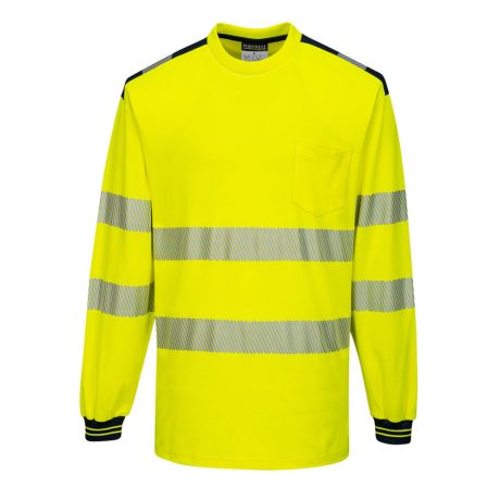Portwest T185 PW3 Hi-Vis póló sárga-fekete