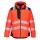 Portwest T400 Vision Hi-Vis télikabát piros-fekete