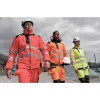 Portwest T400 Vision Hi-Vis télikabát piros-fekete