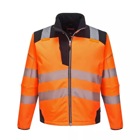 Portwest T402 Vision Hi-Vis softshell kabát narancs-fekete
