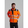 Portwest T402 Vision Hi-Vis softshell kabát narancs-fekete