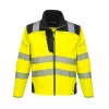 Portwest T402 Vision Hi-Vis softshell kabát sárga-fekete