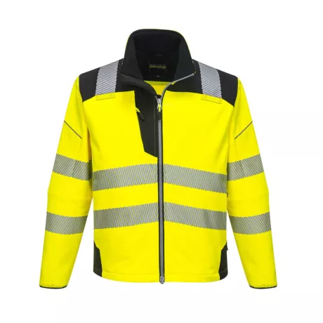 Portwest T402 Vision Hi-Vis softshell kabát sárga-fekete