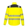Portwest T402 Vision Hi-Vis softshell kabát sárga-fekete