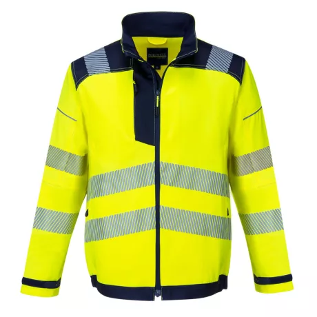 Portwest T500 Vision jól láthatósági kabát sárga-tengerészkék