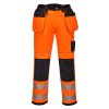 Portwest T501 Vision Hi-Vis nadrág narancs-fekete