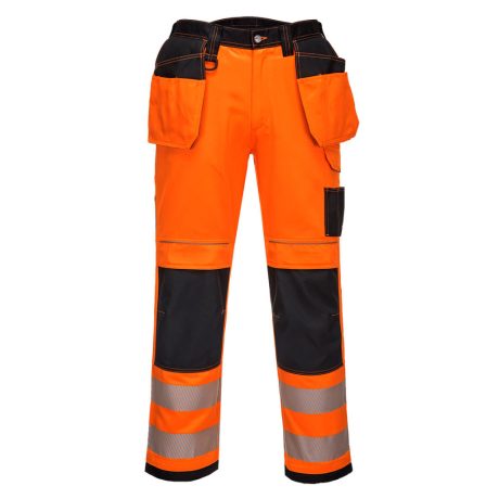 Portwest T501 Vision Hi-Vis nadrág narancs-fekete