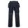 Portwest T602 PW3 lengőzsebes munkanadrág tengerészkék-fekete