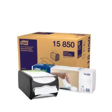   Tork Xpressnap® fekete szalvétaadagoló Extra Soft szalvétával