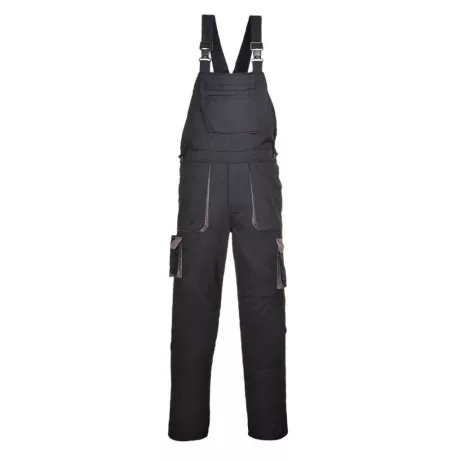 Portwest TX12 Texo kétszínű kantáros nadrág fekete