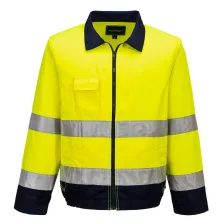 Portwest TX70 Madrid Hi-Vis kabát sárga-tengerészkék