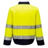 Portwest TX70 Madrid Hi-Vis kabát sárga-tengerészkék