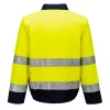 Portwest TX70 Madrid Hi-Vis kabát sárga-tengerészkék