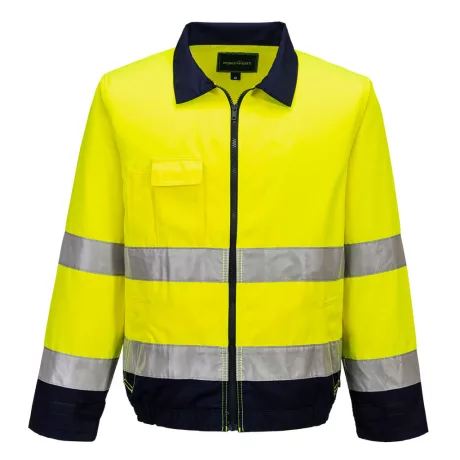 Portwest TX70 Madrid Hi-Vis kabát sárga-tengerészkék
