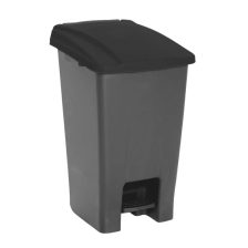   Pedálos szelektív hulladékgyűjtő szemetes Antracit-Fekete 70L