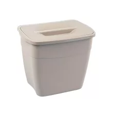 Koala konyhai akasztós szemetes fedéllel Krém 6L
