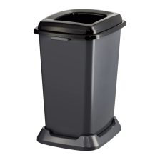 Szelektív hulladékgyűjtő szemetes Antracit-Fekete 50L