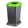 Szelektív hulladékgyűjtő szemetes Antracit-Zöld 50L
