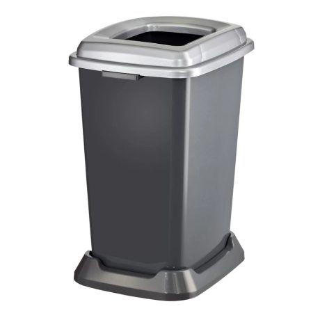 Szelektív hulladékgyűjtő szemetes Antracit-Szürke 50L